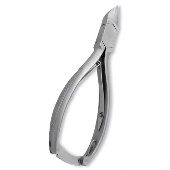 Nail Cutter, Double Spring w/lock. Mirror Finish.